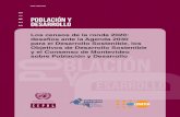 POBLACIÓN Y DESARROLLO...POBLACIÓN Y DESARROLLO ISSN 1680-9009 Los censos de la ronda 2020: desafíos ante la Agenda 2030 para el Desarrollo Sostenible, los Objetivos de Desarrollo
