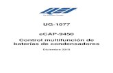 UG-1077 eCAP-9450 Control multifunción de …...TP-XXX Manual de Instrucciones para el Software del Panel de Prueba 6ACP6 UM-2018 Guía del Usuario ConfigWiz 2.0 UG-1077 eCAP-9450