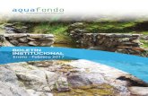 BOLETÍN INSTITUCIONAL - AquaFondo · 2017-10-05 · Aquafondo oletín Institucional Enero - Febrero 217 6 Línea 4 Cultura del agua • Concurso en redes sociales “Juntos por el