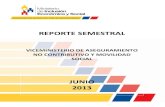 VICEMINISTERIO DE ASEGURAMIENTO NO CONTRIBUTIVO Y … · 2017. 6. 7. · Reporte del Viceministerio de Aseguramiento No Contributivo y Movilidad Social Reporte Nacional Junio 2013
