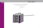 ÓPTIMO - Aslak · 4.2 Descripción funcional de las conexiones eléctricas ... SN red Año optimum-maschinen.de 3107109 1,3 kW 400 V ~ 50Hz 40 kg 29.000 min-1 ES ES FR CZ DK FI HU