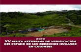 2019 VISITA ASTURIANA DE VERIFICACIÓN EN …EN COLOMBIA 2019 Visita realizada entre el 20 de febrero y el 3 de marzo del 2019 Fotos: Daniel Villar López, Delegación Asturiana Edita: