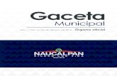 Gaceta - Inicio - Ayuntamiento de Naucalpan de Juárez · 2020. 4. 28. · Municipal Gaceta Año 1 / No. 2 / 22 ... Extraordinaria de Cabildo, Resolutiva Tercera (08/Enero/2016) 3
