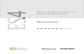 GEOGRAFÍA · Dirección General de Cultura de Educación de la provincia de Buenos Aires / Diseño curricular para la educación secundaria ciclo superior ES4: geografía / coordinado