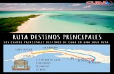 RUTA DESTINOS PRINCIPALES - Cuba Sensation · 2018. 11. 24. · CAYO JUTIAS LA HABANA EL NICHO CIENFUEGOS 1.350 km de ruta 4 destinos 11 noches 12 días. UNA RUTA PARA NO PERDERSE