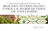 Agricultura Precisión 20/21 - Universidad Pública de Navarra · 2020. 7. 20. · Agricultura de Precisión Créditos 15 ECTS Duración De septiembre de 2020 a junio de 2021 Horario