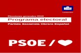 Elecciones generales 2019 Programa electoralmivotocuenta.es/wp-content/uploads/2019/04/PSOE.-Programa-elecc… · que aprendamos más sobre tecnología y que haya más personas que