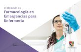 Diplomado en Farmacología en Emergencias para Enfermería · Diploma La Escuela de Enfermería de la Universidad Panamericana, con el objetivo de contribuir a la formación de profesionales