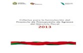 Criterios para la formulación del Proyecto de Presupuesto ...veracruz.gob.mx/wp-content/uploads/sites/2/2012/08/...Criterios para la formulación del Proyecto de Presupuesto de Egresos