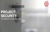 Project Security€¦ · 1000 mm Material de barrera: vidrio acrílico • Características: reconocimiento facial, tarjeta IC, código qr, huella digital y otros opcionales 8 Hoja