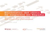 Barómetro del clima de negocios en España · 2020. 8. 4. · 3. Contexto Barómetro del clima de negocios en España, Resultados 2018 Contexto 8 3. CONTEXTO La undécima edición