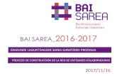 BAI SAREA 2016-2017 - Emakunde · 2017. 11. 29. · aurten . 9 participaciÓn bai sarea 2017 1. agintzari scis 2. arrats 3. artez euskara zerbitzua koop. e. 4. askora plus sl 5. asociacion