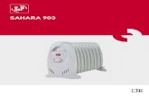 SAHARA 903 - Soler & Palau · 2018. 1. 10. · SAHARA 903 IMPORTANT INSTRUCTIONS The S&P Radiators in the SAHARA Series use long-lasting diathermic oil with high thermal inertia,