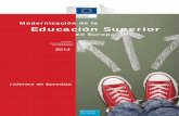 Modernización de la Educación Superior³n_ed… · Este documento es una publicación de la Agencia Educativa en el ámbito Educativo, Audiovisual y Cultural (EACEA, Análisis de