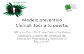 Modelo preventivo Chimalli toca a tu puerta.fuppac.org/site/wp-content/uploads/2016/11/3-Elena-Modelo-preventi… · sector salud y le educativo en el país. 2011-2012 Transferencia