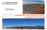 CONSTRUIMOS UN SISTEMA ADVANCED-PV: Diseño y Operación ... 2018/12… · ACCIONA, a través de sus proyectos en agua, energías renovables e infraestructuras, contribuye a objetivos