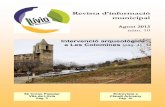 Revista d’informació municipal - Llíviallivia.org/files/revista/10.pdf · jaciment de Les Colomines entre els anys 1997 i 2003, i també, dins la mateixa Llívia, als jaciments
