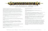 Notas de los diseñadores, Abril 2020 - Warhammer Community · Warhammer Age of Sigmar omo de batalla: Seraphon, Notas de los diseñadores 1 Las siguientes aclaraciones son un complemento