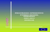 PROGRAMA OPERATIVO FONDO SOCIAL EUROPEO 2007-2013 MURCIA · Región de Murcia 2007 – 2013 como elemento de definición estratégica del conjunto de políticas regionales en dicho
