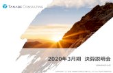 2020年3月期決算説明会 - tanabekeiei.co.jp · 当社シェア 約 0.8％ 当社シェア 約 0.3％ 当社シェア 約 0.07％ 当社シェア 約 0.4％ 国内ビジネスコンサルティング市場