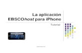 La aplicación EBSCOhost para iPhoneportal.eco.unc.edu.ar/files/Biblioteca/Tutorial/Tutorial Ebsco para... · Haz click en el vínculo EBSCOhost iPhone/iPod Touch Application que