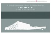Trompeta 19 20 (2) - C.P. Pablo Sarasate · En la metodología actual en la enseñanza de la trompeta hay unos pilares básicos fundados en: ! La trompeta, evolución histórica,