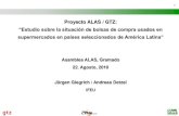 Proyecto ALAS / GTZProyecto ALAS / GTZ: “Estudio sobre la situación de bolsas de compra usados en supermercados en países seleccionados de América Latina” ... • Tipo: camiseta