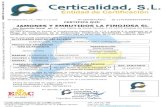 La Finojosa - Jamones y Embutidosfinojosa.com/certificados/certificado-js_114270005.pdf14270 Hinojosa del Duque (Córdoba). La certificación se basa en actividades de inspección