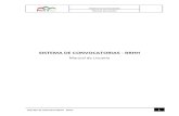 SISTEMA DE CONVOCATORIAS - SISTEMA DE CONVOCATORIAS - RRHH 8 Sistema de Convocatorias Manual de Usuario