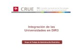 Integración de las Universidades en DIR3 · ¿Qué es DIR3? • Manual de atributos – pág 6 – El Artículo 9 del Esquema Nacional de Interoperabilidad (Real Decreto 4/2010)