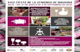 Navarra · fiesta de la de navarra olite - del 31 de agosto al 4 de septiembre de 2016 miÉrcoles 31 y i 18:00 h. del curso de verano: "cooperativismo viticultura cimientos del oesarrollo