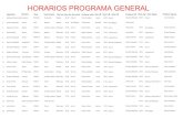 HORARIOS PROGRAMA GENERAL - A Coruña · 2020. 6. 10. · 20 Ares Segret Adriana Clásica Piano Miércoles 16:30 Aula 5 Pablo Cortón Lunes 18:30 Patio A Eduardo Méndez 16:30 Aula