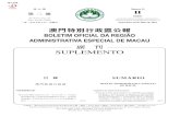 Boletim Oficial da Região Administrativa Especial de Macau · n.º 19 — 10-5-2019 boletim oficial da regiÃo administrativa especial de macau — ii sÉrie — suplemento 8573