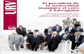 El president de la Generalitat inaugura el curs a Tarragona · 2016. 8. 1. · gressos de Tarragona. El president de la Generalitat, José Montilla, i el conseller d’Innovació,