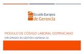 Modulo de código laboral dominicano · Formación Profesional *Bilingüe Inglés-Español *Auditora Internacional BASC *Auditora Interna ISO 9001- 2015 *Especialidad en Desarrollo