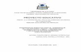 PROYECTO EDUCATIVOrepositorio.ug.edu.ec/bitstream/redug/24875/1... · La Motivación Como Estrategia De Aprendizaje 20 Técnicas De Aprendizaje 25 Recursos Para El Aprendizaje. 26