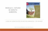 MODULO 2.- ESTUDIO DE IMPACTO AMBIENTALarchivosdiversos.weebly.com/uploads/2/1/7/6/21760126/modulo_2.pdf · 1.- Curso “Evaluacion de Impacto Ambiental” por Ing.Yanet Caldas Galindo