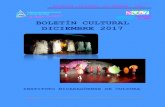 BOLETÍN CULTURAL DICIEMBRE, 2017 - Tortilla con Sal · Escuela Nacional de Danza “Adán Castillo”, llevo a cabo Presentación Final de Folclore Nacional 2017 en Cinemateca Nacional
