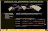 Soluciones en Alimentación Solar - Sealite · SL-PS-12-10-7.5 Fuente de Alimentación de 10vatios, incluye: • 1 Panel solar de 10vatios • 1 Batería de 7,5Ah • Entrega 0,58
