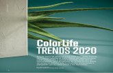 ColorLife TRENDS 2020 · pero también de mucha inspiración para reinventar. El programa ColorLife Trends de Comex nos ayu-da a crear una propuesta de valor única en México que