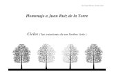 Homenaje a Juan Ruiz de la Torre Ciclos ( las estaciones ...josemerino.free.fr/ciclos/homenaje_JRT.pdf · Una placa hará referencia a su persona, a su obra y a su legado. La placa