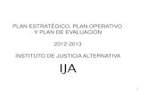 PLAN ESTRATأ‰GICO, PLAN OPERATIVO Y PLAN DE ...ija.gob.mx/wp-content/uploads/2013/11/Plan-Operativo-del...
