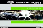 EMPRESA DEL MES · 2015. 6. 19. · la marinització de motors en base Mitsubishi. Solé Diesel és la primera i única empresa d’Espanya especialitzada en la fabricació de motors