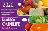 Información del proveedor Mauricio Rojas García +506 ... · 18 One C Mix Plus Sabor: Mango verde. Contiene principalmente: lglutatión y antioxidantes como la vitaminas A, vitamina