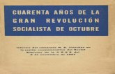 CUARENTA AÑO DS LE A GRAN REVOLUCIÓN SOCIALISTA D … 6 de noviembre de 1957. Camaradas diputado de Soviels Supremot cama, - radas obreros koljosiano, e intelectuales dse la Unión