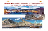 RODAS: Monasterios y arqueologأ­a 26 MARZO -01 ABRIL 2020 . RUTH...آ  RODAS: Monasterios y arqueologأ­a
