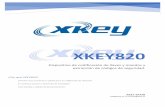 xkey820 · En contínuo avance y desarrollo de novedades Fácil manejo y rapidez de funcionamiento.. 1 ... 2012 N/A SÍ N/A PROG. LLAVE PÉRDIDA TOTAL PROG. MANDO BORRAR MANDO Acura