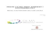 PREMI CILMA MEDI AMBIENT I SOSTENIBILITAT · 2019. 3. 5. · Premi CILMA medi ambient i sostenibilitat: recull d'actuacions dels ens locals 3 Contracte de riu transfronterer Segre