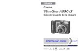 Información inicial - Canon Europe · Cable interfaz IFC-400PCU Cable AV AVC-DC300 Correa de Muñeca WS-800 Disco Canon Digital Camera ... Esta guía se divide en los dos apartados
