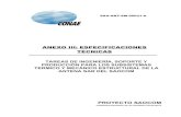 ANEXO III: ESPECIFICACIONES TÉCNICASonc-ftp1.argentinacompra.gov.ar/0015/000/050001552016000000/C… · Tareas de ingeniería, soporte y producción para los subsistemas térmicos
